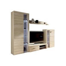 Obývacia stena OLIMP dub sonoma Varianta LED osvetlenie
