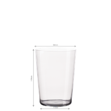 Poháre Tumbler sivé 515 ml set 6 ks – 21st Century Glas Lunasol META Glass - 322665