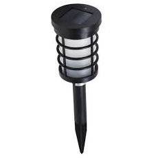 Záhradná solárna lampa 20 lm | čierna