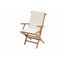 Deokork Záhradná teaková zostava IVORY BALCONY 1+2 (ZADARMO podušky)