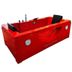 M-SPA - Kúpeľňová vaňa TURBO RED SPA s hydromasážou 180 x 90 x 60 cm