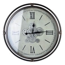 Mondex Since 1986R Nástěnné hodiny RAMSEY EXTRAVAGART 80 cm černé/bílé