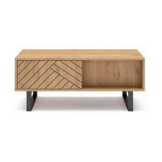 Konferenčný stolík v dekore duba v prírodnej farbe 55x110 cm Madona - Marckeric