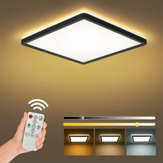 Brilagi - LED stmievateľné svietidlo ULTRA SLIM LED/18W/230V 30x30 cm čierne + D