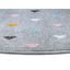Hanse Home , Detský koberček Adventures 105952 Grey kruh, 100x100 (priemer) kruh, šedá, detská izba