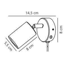 Nordlux - Nástenné bodové svietidlo EXPLORE 1xGU10/7W/230V biela