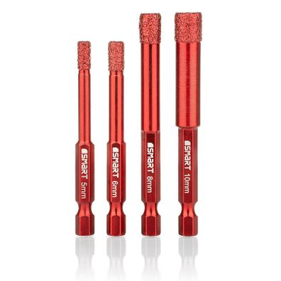 Smart Vyrezávač otvorov na gresu HEX 5-10 mm 4 ks.
