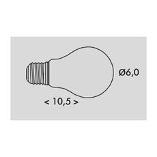 Ecolite LED5W-RETRO/A60/E27 - LED Žiarovka RETRO A60 E27/5W/230V 3000K 1055lm