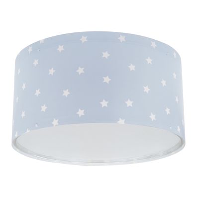 Dalber 82216T - Detské stropné svietidlo STAR LIGHT 2xE27/60W/230V modrá