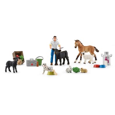 Schleich 98643 Adventný kalendár 2022 domáce zvieratá