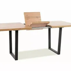 Signal Rozkládací jídelní stůl Vito 140/180 cm dub artisan/černý