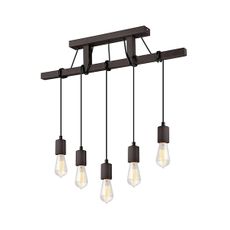 Luster na lanku LEON 5xE27/60W/230V