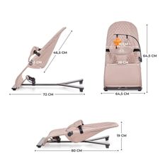 KINDERKRAFT - Detské ležadlo MIMI ružová