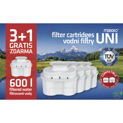 MAXXO Náhradné vodné filtre 3 + 1