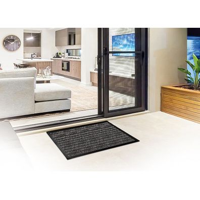 B-line , Rohožka Duramo 2868 čierna – na von aj na doma, 40x60, čierna, exteriér