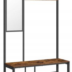 SONGMICS Předsíňový věšák s botníkem Vasagle ELEVATOR hnědý
