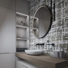 NIMCO ZPC 31000RVX-90 - LED Kúpeľňové podsvietené zrkadlo 3000-6500K 60 cm IP44