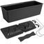 Polyratanový balkónový box 39 x 16 x 14,5 cm | antracit