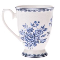 Porcelánový hrnček Blue Rose, 300 ml