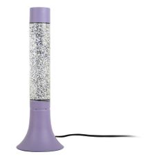 Fialová stolová lampa so skleneným tienidlom (výška 37,5 cm) Astro Glittler – Leitmotiv