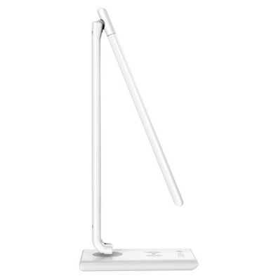 LED Stmievateľná dotyková lampa s bezdrôtovým nabíjaním MEGGIE LED/8W/230V + USB