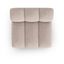 Béžový modul pohovky (stredový diel) Lupine – Micadoni Home