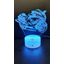 3Dmix 3DL-CLK023 – 3D LED nočná lampa - Motocykel (Hodiny s budíkom)