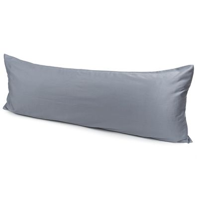 4Home obliečka na Relaxačný vankúš Náhradný manžel satén sivá, 50 x 150 cm