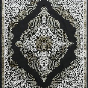 Berfin Dywany Kusový koberec Elite 3935 Black Gold - 120x180 cm