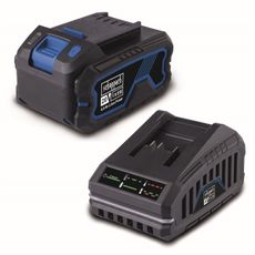 Scheppach SBSK4.0 20 V set nabíjačky 2,4 A a lítium-iónové batérie 4 Ah