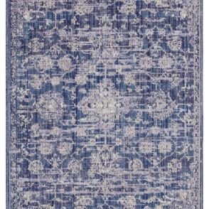 Nouristan - Hanse Home koberce Behúň Cairo 105584 Alexandria Blue – na von aj na doma - 80x200 cm