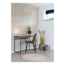 Béžový koberec House Nordic Menorca, ø 120 cm