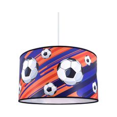Detský luster na lanku FOOTBALL 1xE27/60W/230V