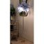 Stojacia lampa v sivo-zlatej farbe (výška 160 cm) Palm – Mauro Ferretti