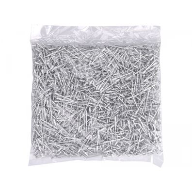 Sada hliníkových nitov 1000ks, O 3,2x6,4mm s plochou hlavou