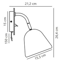 Nordlux - Nástenné bodové svietidlo FLEUR 1xE14/15W/230V
