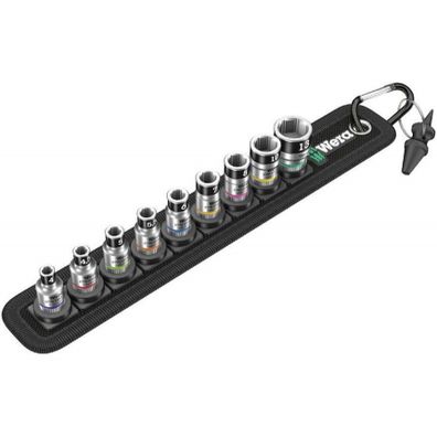 Wera 003880 Nástrčné hlavice Zyklop 4 ÷ 13 mm Pás A 1, funkcia držania, 1/4" skľučovadlo (10 kusov)