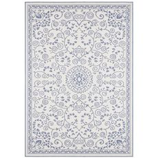 NORTHRUGS - Hanse Home koberce Kusový koberec Twin Supreme 103867 Leyte Blue/Cream – na von aj na doma - 200x290 cm