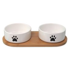 Keramická súprava misiek s podstavcom pre psa ø 13 cm Dog Fantasy – Plaček Pet Products