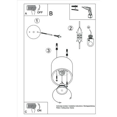 Biele stropné svietidlo Nice Lamps Roda