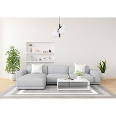 Biele/čierne závesné svietidlo so skleneným tienidlom ø 15 cm Forte – Squid Lighting