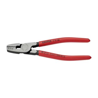 Krimpovacie kliešte na koncové objímky 180 mm Knipex 97 81 180 S predným nakladaním