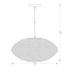 Zuma Line A8032L-GD - Luster na lanku ORION 1xE27/40W/230V zlatá