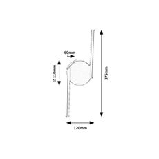 Rabalux 71122 - LED Nástenné svietidlo SABIRA LED/8W/230V 4000K