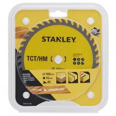TCT/HM pílový kotúč 160 x 16 mm, 40 zubov Stanley STA13105