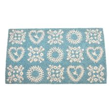 Rohožka z kokosového vlákna 73x43 cm Blue Friendship - Rex London