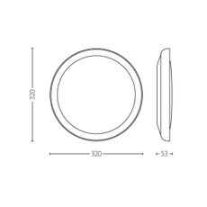 Philips - LED Stmievateľné stropné svietidlo PEBBLO LED/10W/230V 4000K čierna