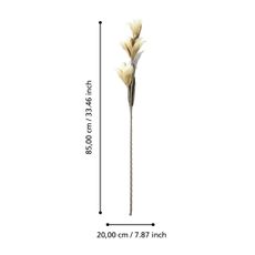 Eglo 428116 - Umelý kvet MOLAVE 85 cm žltá