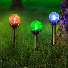 Aigostar - LED RGB Solárne svietidlo LED/0,08W/2V IP44