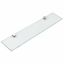 AQUALINE SB115 Samba sklenená polica 50 cm, strieborná